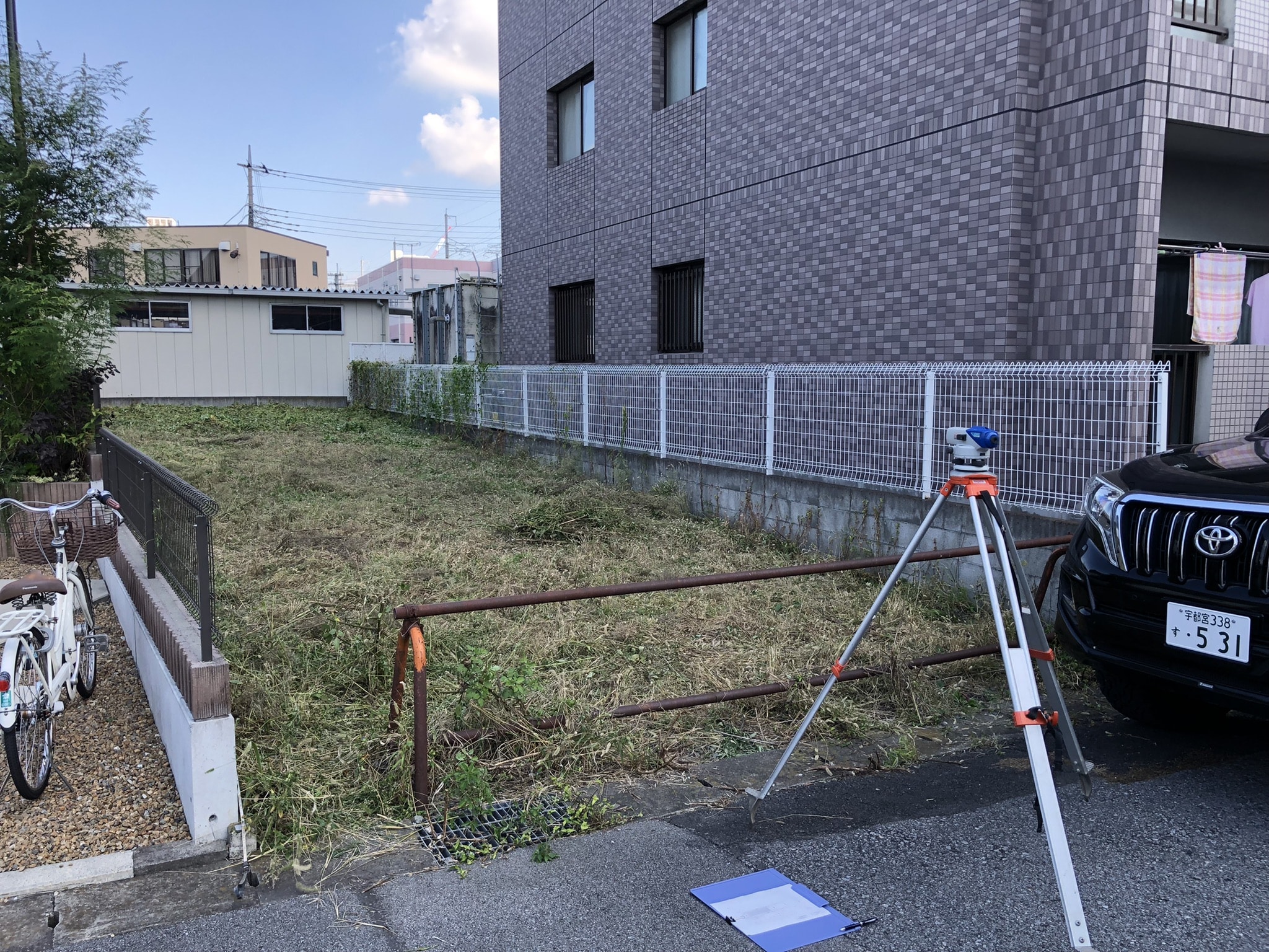 栃木県宇都宮市　測量状況